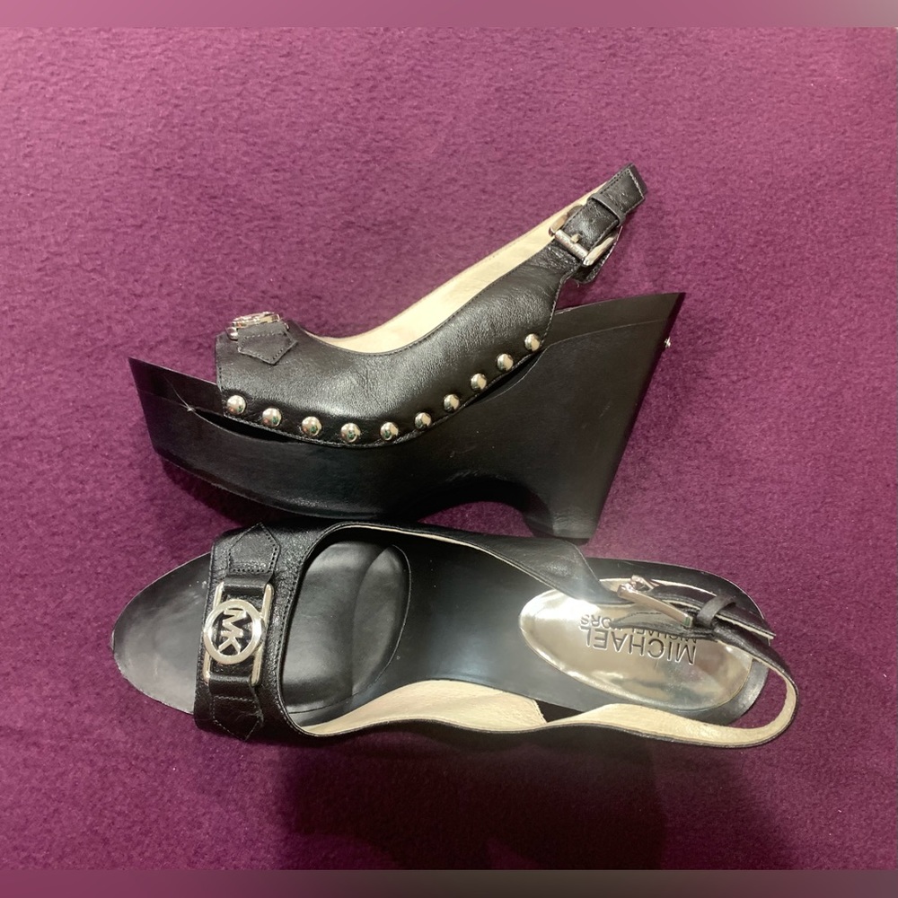 black micheal kors sandal clog, size 10!